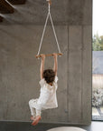 BONE trapeze | oak - beige rope