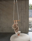 BONE trapeze | oak - beige rope