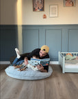 LEMPI floor cushion | light blue
