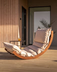 LAAKSO outdoor lounger, OHRA outdoor cushion and wedges | set