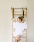 ULPU gym rings | birch - black straps