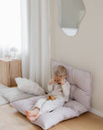 VIENO tufted floor cushion | light pink