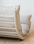 LAAKSO rocking lounger, OHRA cushion and wedges | beige set