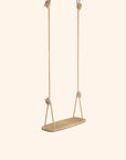 CLASSIC swing | oak - beige rope