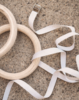 Straps for gym rings | white without logo