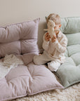 VIENO tufted floor cushion | sage