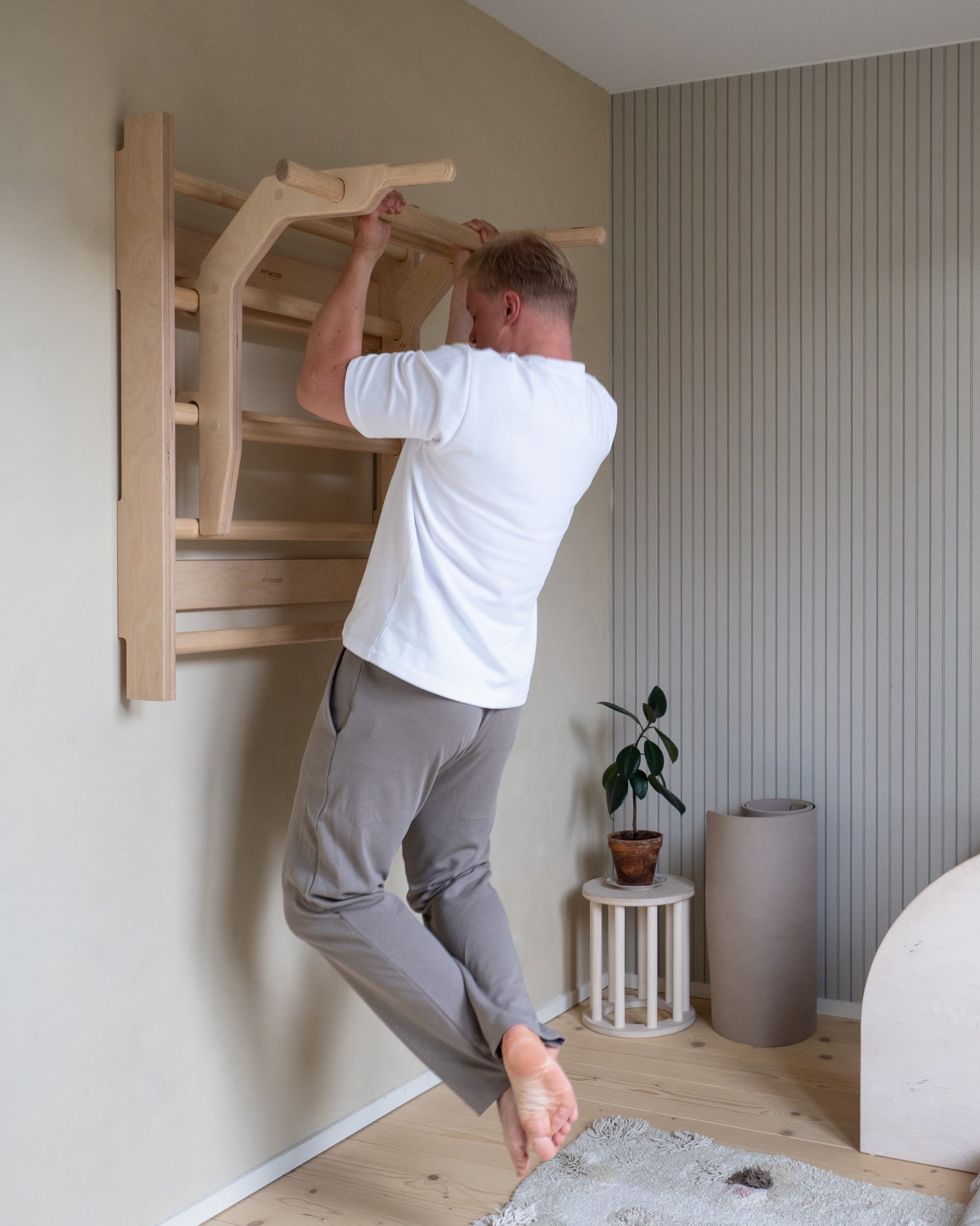 OKSA pull-up bar &amp; dip station | birch