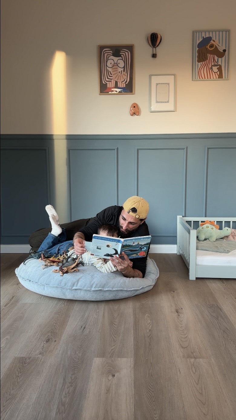LEMPI floor cushion | light blue