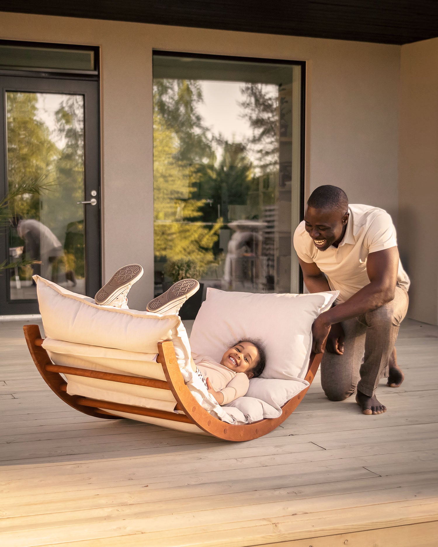 LAAKSO outdoor lounger, OHRA outdoor cushion and wedges | set
