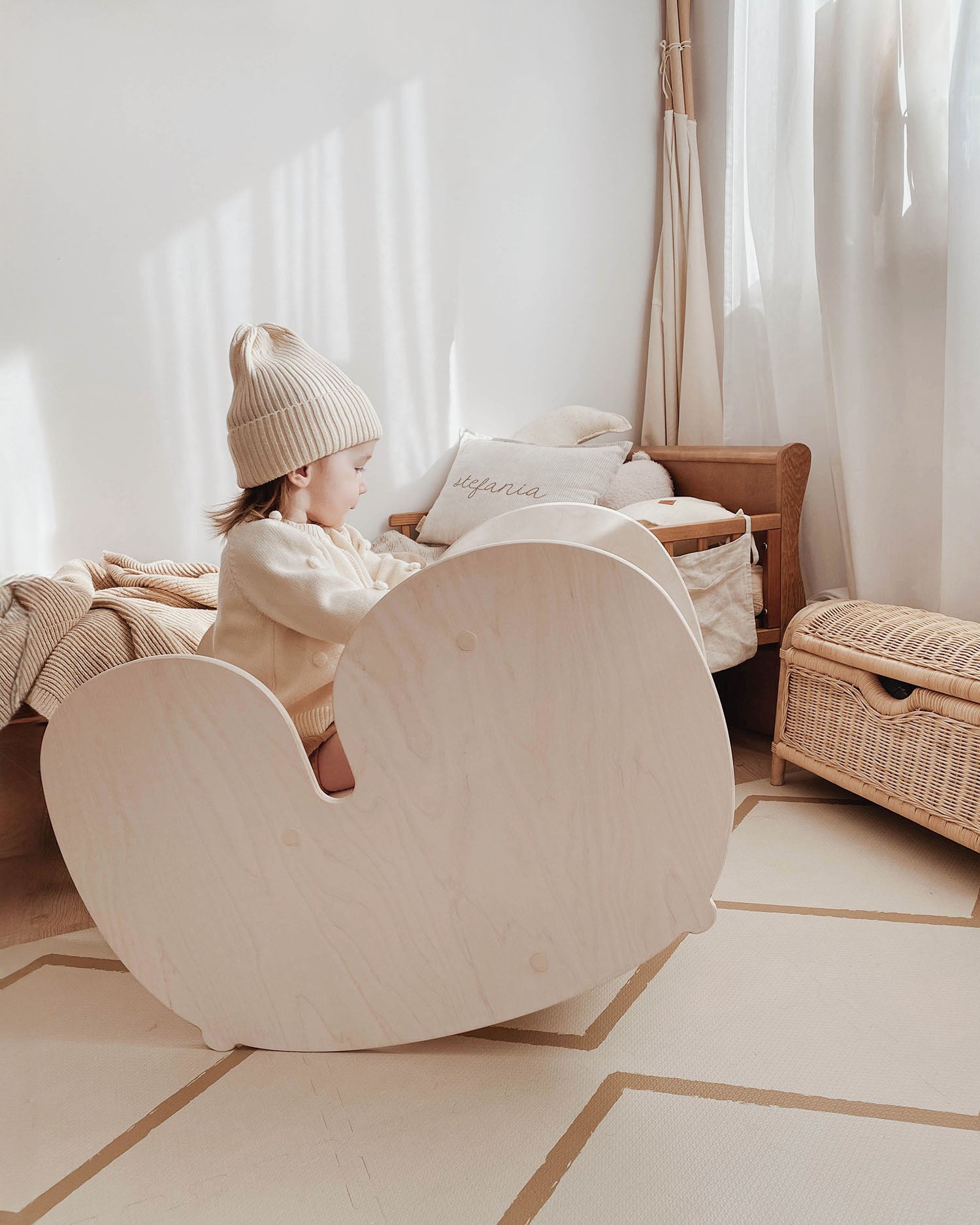 NUPPU rocking horse | birch