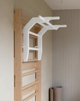OKSA pull-up bar & dip station | white