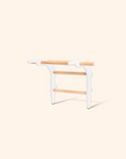 OKSA pull-up bar & dip station | white - birch
