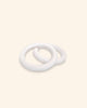 ULPU MINI gym rings | white waxed - white straps