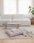 VIENO tufted floor cushion | light pink
