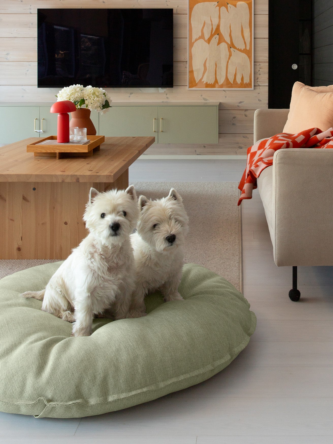 LEMPI floor cushion | sage